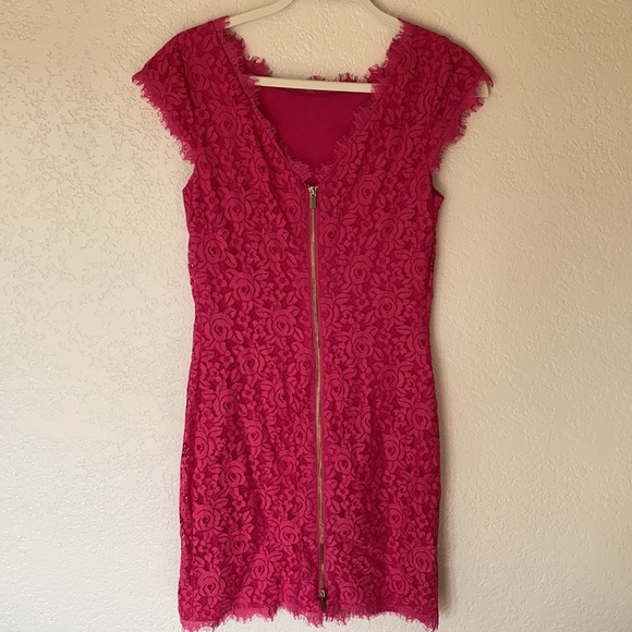 DIANE VON FURSTENBERG Barbara lace mini dress - Picture 4 of 7